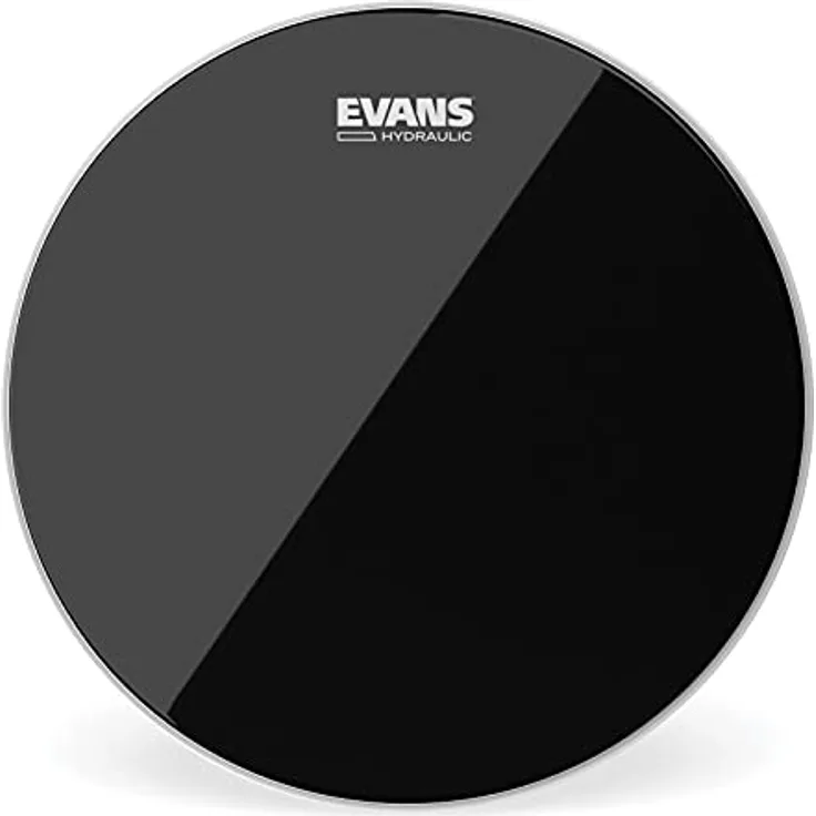 Evans 12" Hydraulic Black Tom, Schlagzeugfell mit Ölfüllung für klassischen Sound ohne unerwünschte Obertöne