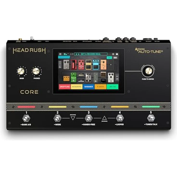 Headrush Core, Gitarren-Multieffekt mit Amp-Modellierung, 7-Zoll Touchscreen, inkl. Auto-Tune und Bluetooth – Bild 1