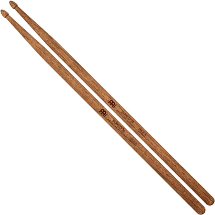 Meinl Waxed 7A Hickory Drumsticks, schwere Eichelkopf-Sticks mit vintage Look, 406 mm Länge, 13,6 mm Durchmesser, made in Germany