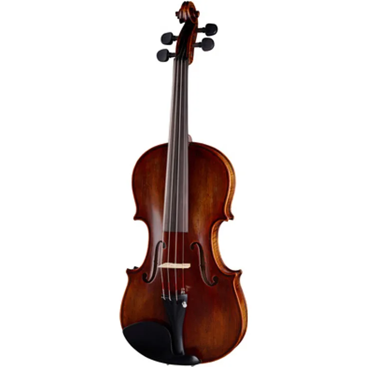 Stentor SR1880 Violin Arcadia 4/4, handgefertigte Violine mit massiver Fichtendecke und Ahornkorpus, Ebenholz-Besatz, Pirastro Besaitung