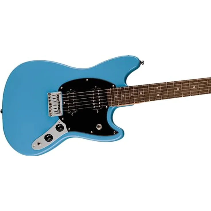 Squier Sonic Mustang HH, E-Gitarre mit 2x Ceramic Humbuckern, California Blue – Bild 6