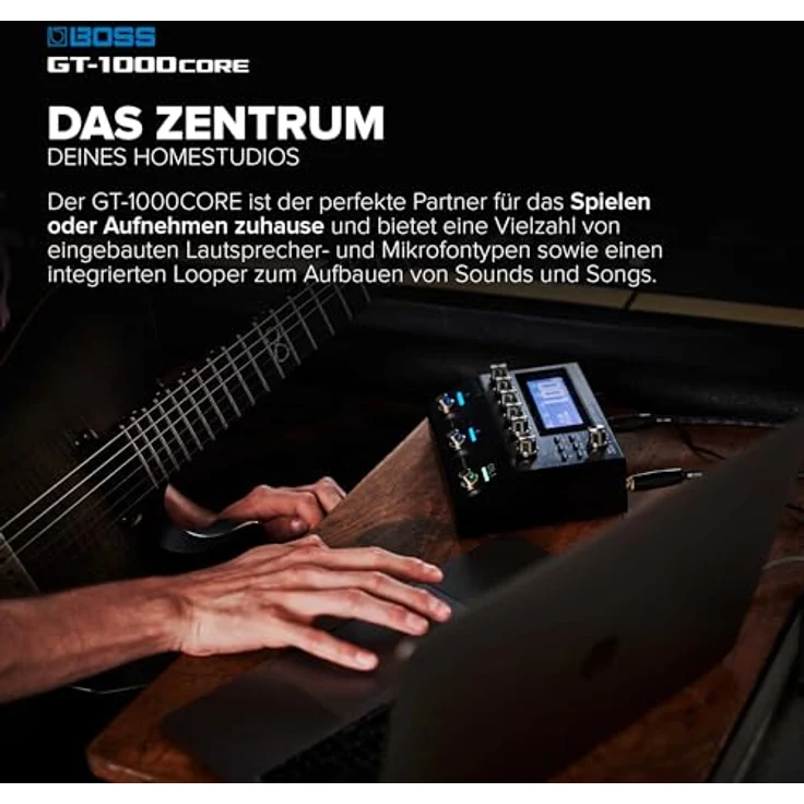 Boss GT-1000CORE, Multi-Effektpedal für E-Gitarre & Bass mit AIRD-Technologie, 24 Effekten und über 140 Verstärkermodellen, kompakt – Bild 4