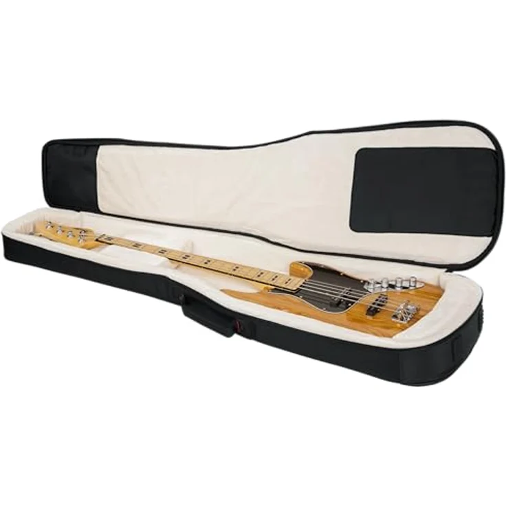 Gator G-PG Bass Guitar Bag, professionelles E-Bass Gigbag mit Micro-Fleece Interior, abnehmbaren Rucksacktrageriemen, in schwarz – Bild 18