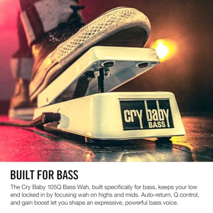 Dunlop Bass Q Crybaby, Wah Wah Pedal für Bass mit Q-Control und vollem, fettem Sound – Bild 2