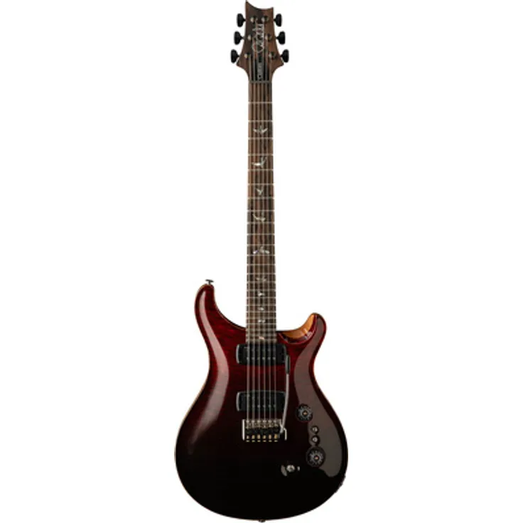 PRS Custom 24-08 Mango LTD E-Gitarre, Fire Red / Gray Black Fade, Mahagoni-Korpus, Ziricote-Griffbrett, TCI Pickups, inkl. Koffer