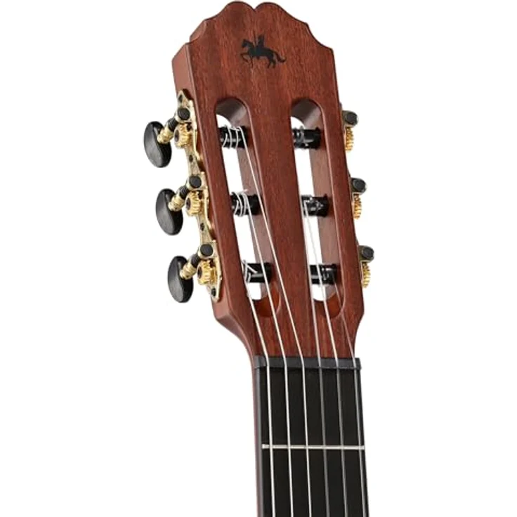 Caballero by Manuel Rodriguez Principio CA-PM SB, Konzertgitarre mit Cutaway, Fichte Massivdecke, Sapelli Mahagoni Korpus, schwarz, mit Tonabnehmer und 4-Band EQ – Bild 6