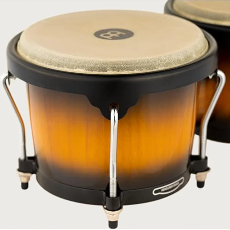Meinl HB100VSB Bongo Set, 6 3/4" x 8" Holz Gummibaum, Vintage Sunburst (VSB) – Bild 8