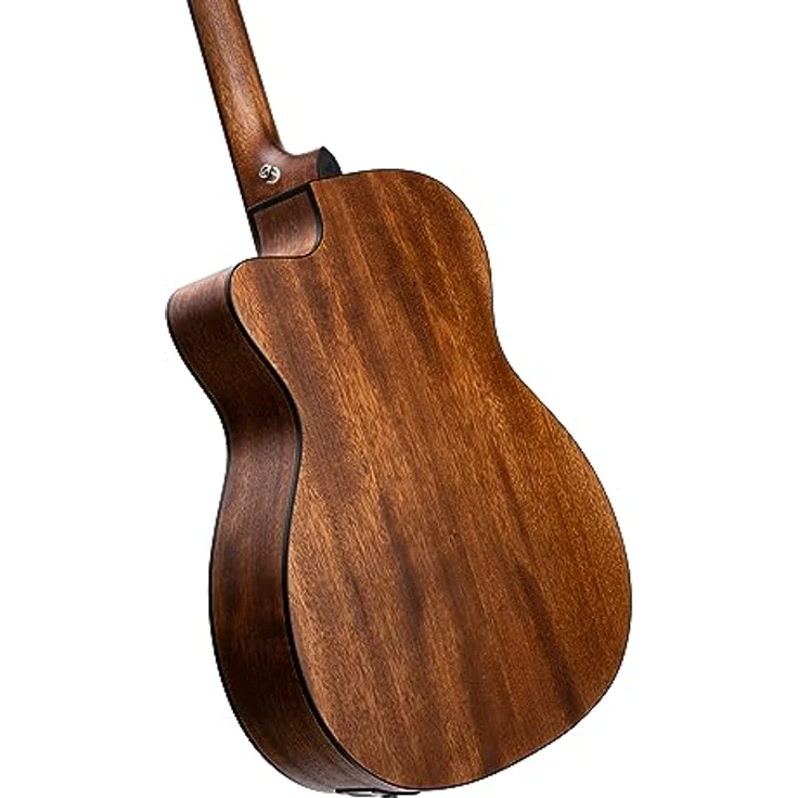 Cort Core-OC SP, Westerngitarre mit massiver Sitka-Fichtendecke, Mahagoni Boden, Ovangkol Griffbrett, Transparent Black – Bild 4
