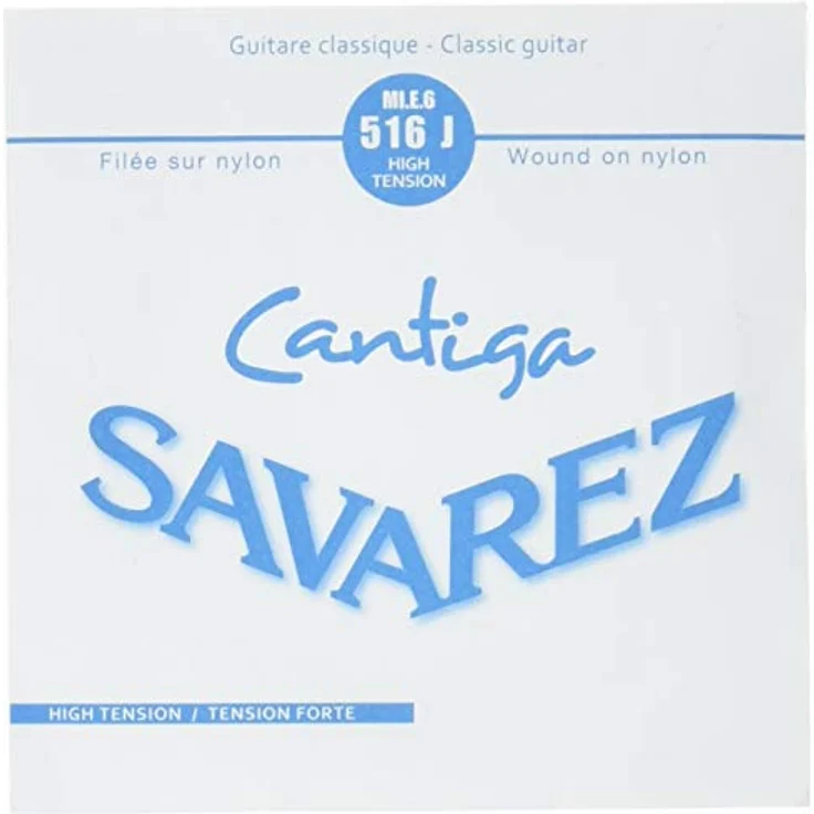 Savarez 6E Cantiga-Feile, flexible Metall-Feile in Silber, hohe Robustheit und hochwertige Materialien – Bild 1