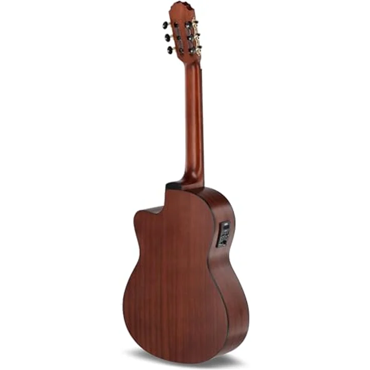 Caballero by Manuel Rodriguez Principio CA-MM E, Konzertgitarre mit Cutaway und Tonabnehmer, Naturholz-Finish, 4/4 Größe, Mahagoni massiven Decke – Bild 2