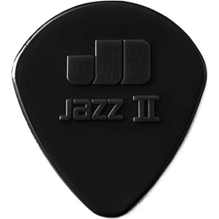 Dunlop Jazz II Stiffo Pick 1.18 mm, Plektrum Pack mit 24 Stück, Nylonmaterial für präzise Kontrolle – Bild 1