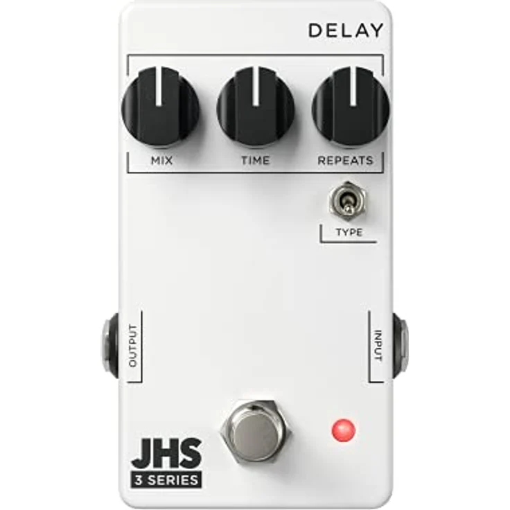 JHS Pedals 3 Series Delay, Delay Effektpedal mit regelbarer Delay Time von 80 ms bis 800 ms, True Bypass, digital- und analog-voiced Modes – Bild 2