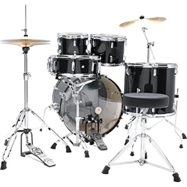 Tama Stagestar 22 5-pcs Kit BNS, Schlagzeugset in Black Night Sparkle mit 22" Bass Drum, 10"-12" Tom Toms, 16" Stand Tom und 14" Snare Drum, inkl. Meinl BCS Messing Beckensatz – Bild 3