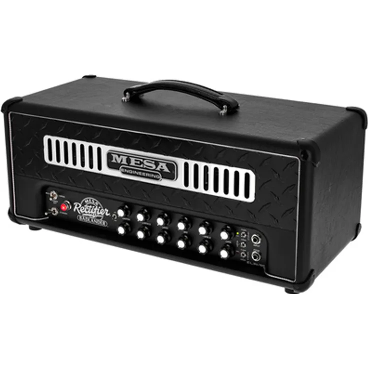 Mesa Boogie Badlander 50 Amp Head, Röhrenverstärker mit 50 Watt, Black Taurus, Bias Select Switch, integrierte CabClone IR