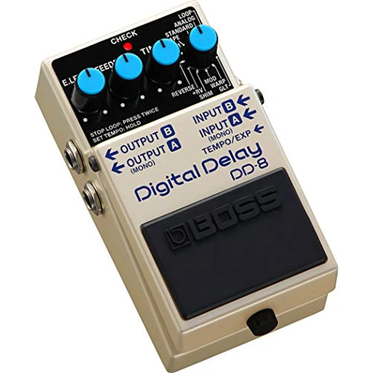 BOSS DD-8 Digitales Delay-Pedal, vielseitige Sounds mit elf Modi, Mono und Stereo-Setup, robuste Konstruktion – Bild 3