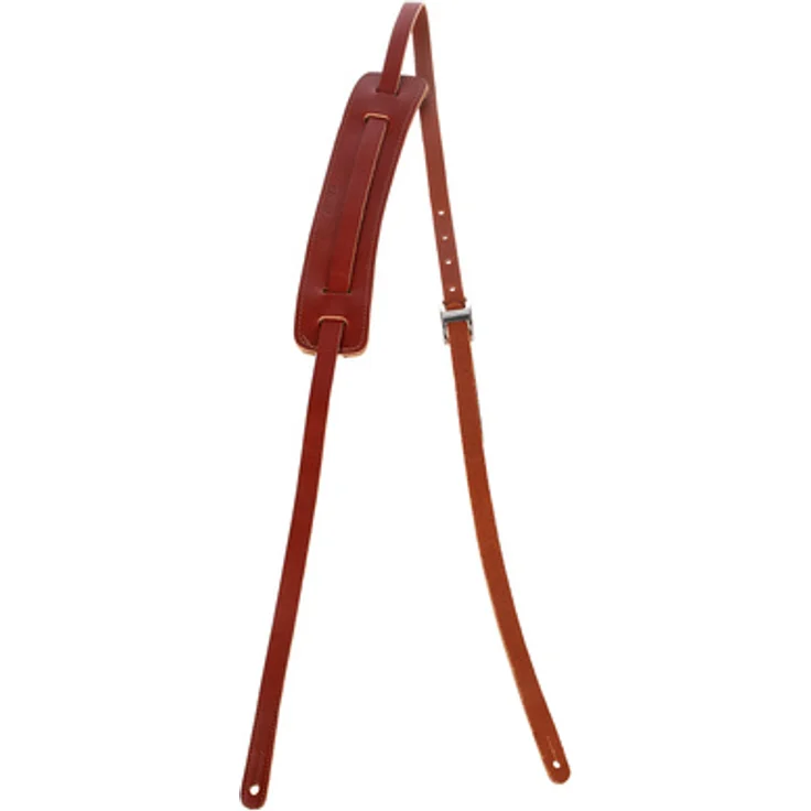 Gretsch Guitar Strap Vintage Walnut, verstellbarer Gitarrengurt aus Leder, Vintage Style, 130cm, Walnuss