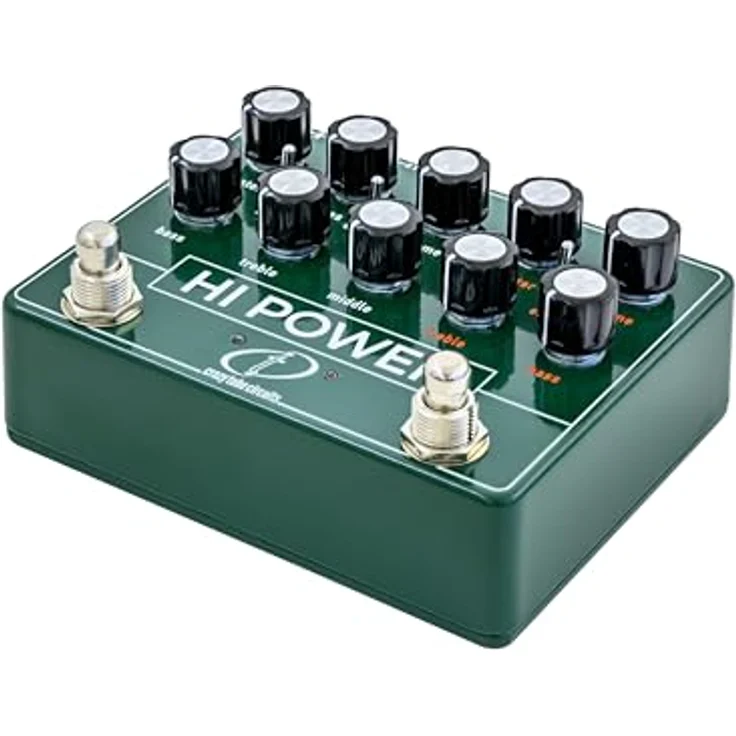 Crazy Tube Circuits HI-Power, Overdrive-Pedal mit analoge Ampsimulation und Hiwatt-Style EQ – Bild 2