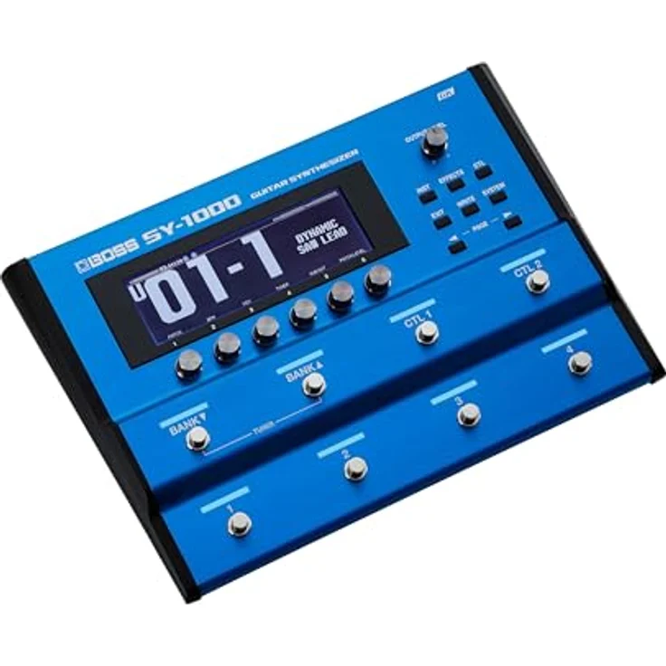 Boss SY-1000 Guitar Synthesizer, Multi-Effektpedal für E-Gitarre & Bass mit fortschrittlicher Synth-Engine und 48 kHz/32-Bit-Verarbeitung – Bild 1