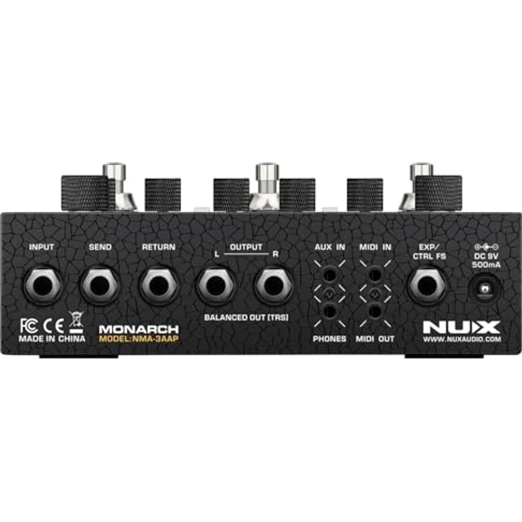 Nux Amp Academy Stomp, Gitarren-Multieffekte mit 27 Presets, 60 IR-Slots und 2,86" Farb-LCD-Display – Bild 4