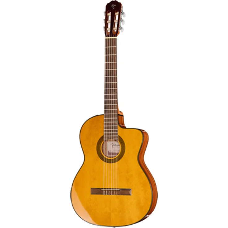 Takamine GC1CE-Nat, Konzertgitarre mit Fichten Decke, Mahagoni Korpus, integriertem Tonabnehmer TP-E System und natur Hochglanz Finish