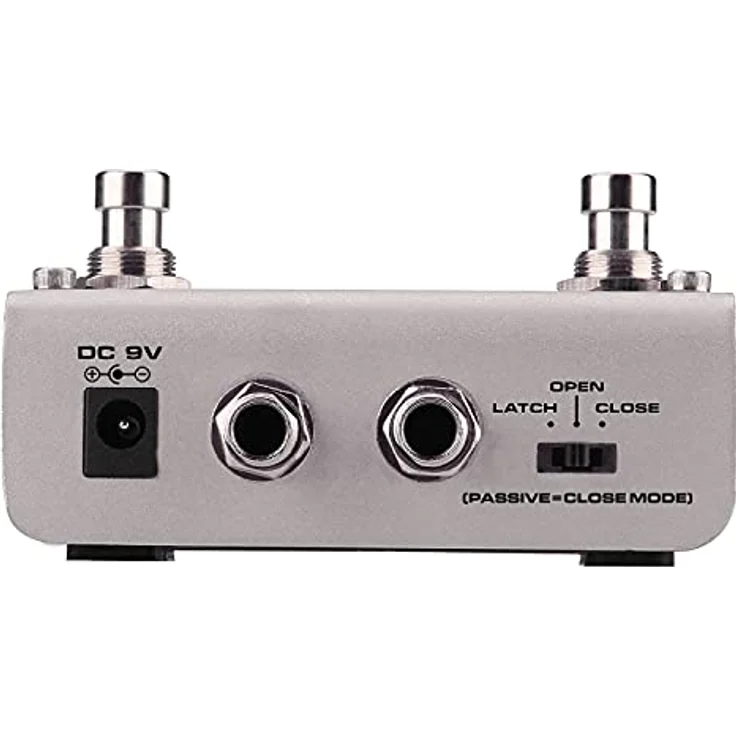 Nux NMP-2 Footswitch, Doppelfußschalter mit 3 Modi (Open, Close, Latch), kompatibel mit Verstärkern und Keyboards, 9VDC Anschluss – Bild 2