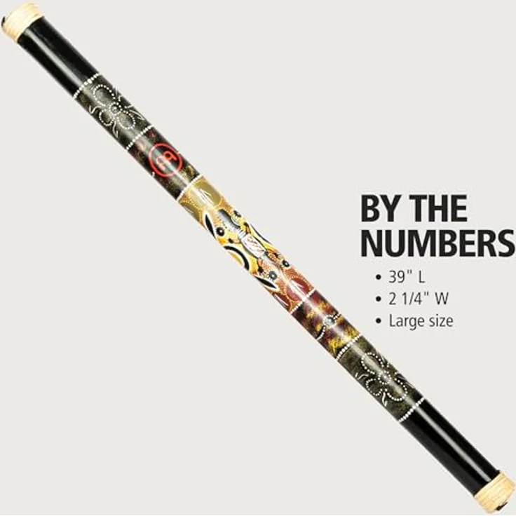 Meinl RS1BK-L Rainstick, Regenmacher aus Bambus, 100 cm, schwarz – Bild 5