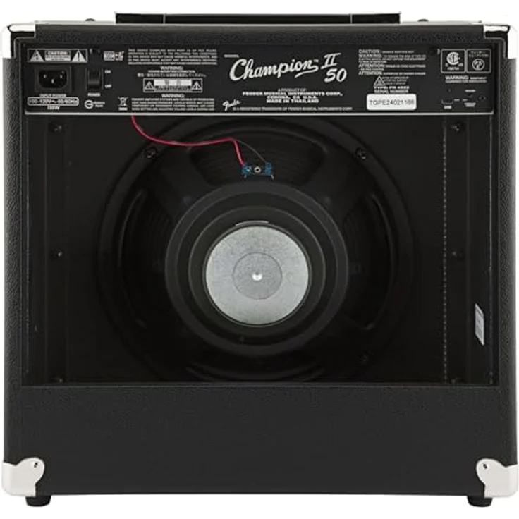 Fender Champion II 50, Transistor Combo Verstärker für E-Gitarre, ausgewogene Verarbeitung und Materialien – Bild 2