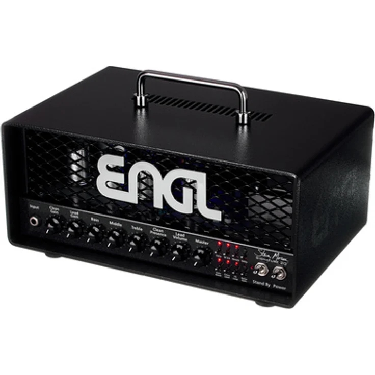 Engl E658BO Steve Morse 20 Blackout, Röhrenverstärker Topteil für E-Gitarre mit 20 Watt Leistung, 2 Kanäle, Effekte Reverb und Delay, Schwarz