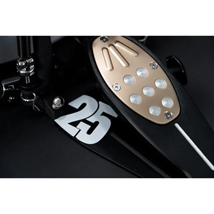 Pearl P-2052C/B Eliminator Doppelfußmaschine, limitierte 25th Anniversary Edition in schwarz mit goldener Traction Plate, Kettenantrieb und austauschbaren Cams – Bild 7