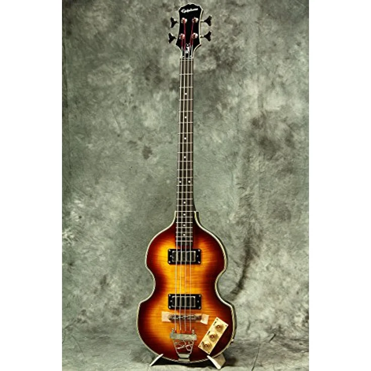 Epiphone Viola Bass, E-Bass mit Ahorn Korpus, Pau Ferro Griffbrett, 2 Mini Humbucker, Vintage Sunburst – Bild 2
