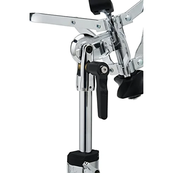 DW PDP 800 Snare Stand, mittelschwerer Snare Drum Ständer mit stufenloser Winkelverstellung und Memory Lock, doppelstrebig, rutschfeste Gummifüße – Bild 2