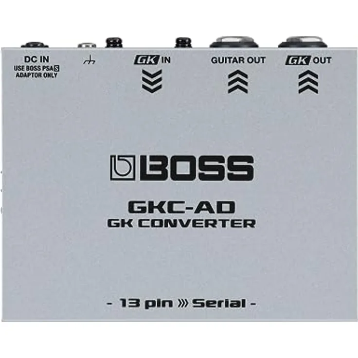Boss GKC-AD GK Converter, Digitaler 13-poliger zu Serial GK Umwandler für Gitarrensynthesizer, inklusive DC-Netzteil