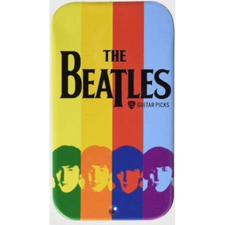 Daddario Beatles Stripes Pick Box, 15 hochwertige Plektren mit verschiedenen Motiven – Bild 4