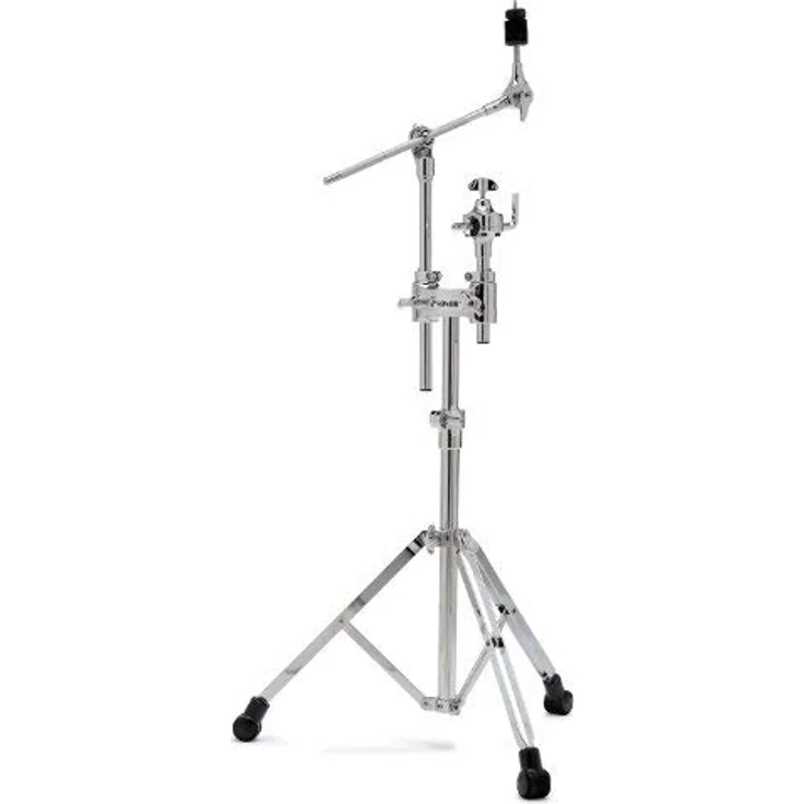 Sonor CTS 4000 Cymbal Tom Stand, Becken-Tom Kombinationsständer mit stufenlos neigbarer Beckenauflage und Gummifuß Design für maximale Stabilität – Bild 2
