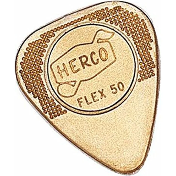 Jim Dunlop Flex50 Gitarrenplektrum, Medium, 12 Stück, hochwertige Qualität, minimaler Verschleiß, hergestellt in den USA – Bild 1
