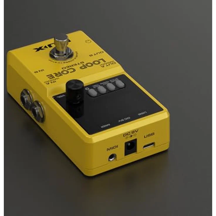 Nux Loop Core Stereo, Gitarren Looper-Pedal mit 6 Stunden Loop-Speicher, 99 Speicherplätzen, hochauflösendem Farb-LCD und MIDI-Steuerung – Bild 8