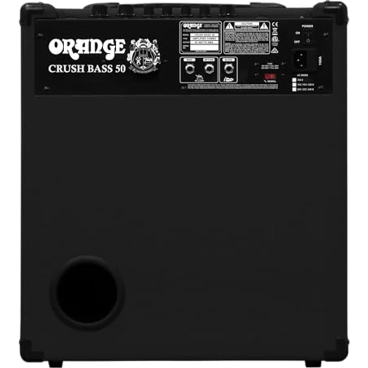 Orange Crush Bass 50 Black, Bass Combo mit 50 Watt, 1x 12" Lautsprecher, Schwarz – Bild 5