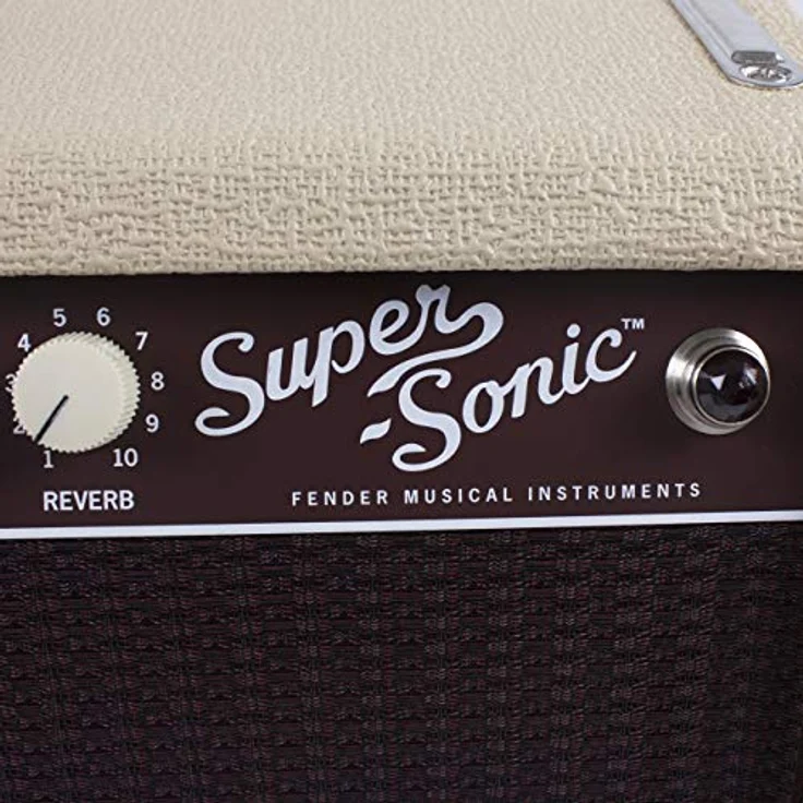 Fender Super-Sonic 22 Combo Blonde, E-Gitarren-Combo mit 22 Watt, 1x12" Lautsprecher, 2 Kanäle, Röhrenverstärkung – Bild 8