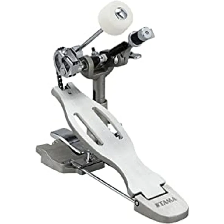Tama HP50 Classic Pedal, Einzelfußmaschine mit höhenverstellbarem Filzbeater und individuell einstellbarem Fußplattenwinkel