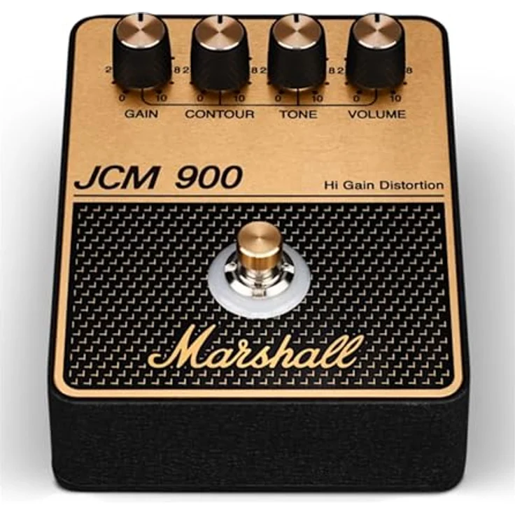 Marshall JCM900 Distortion, Overdrive-Pedal für E-Gitarre mit Gain, Contour, Tone und Volume Reglern, kompakte Bauweise – Bild 1