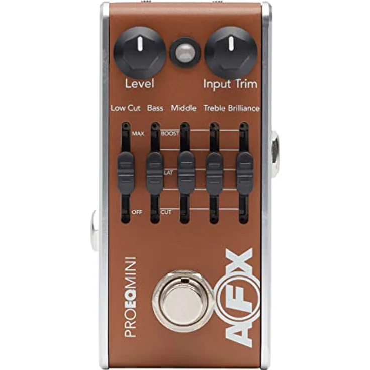 Fishman AFX Acoustiverb Mini Reverb, Effektpedal für Akustik Gitarre mit Hall, Plate & Spring Reverb, Kompakte Bauweise 48 x 97 x 49 mm – Bild 3