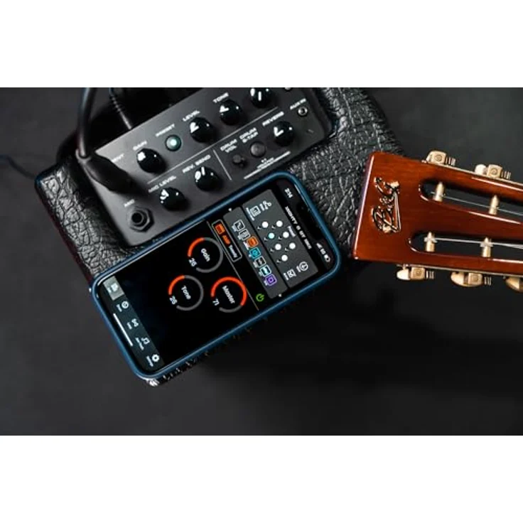 Nux Mighty 8BT MKII, Tragbarer Modeling-Verstärker mit 8 Watt, 6,5" FRFR-Lautsprecher und Bluetooth-Funktion – Bild 7