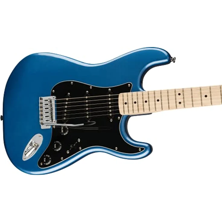 Squier Affinity Stratocaster MN LPB, E-Gitarre mit Pappel-Korpus, Ahorn-Hals, 3 Keramik Single Coil Tonabnehmer, Lake Placid Blue – Bild 5