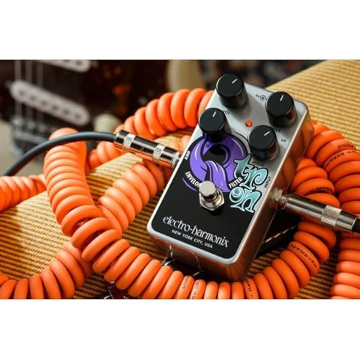 Electro Harmonix Nano Q-Tron Envelope Filter, Effektpedal für E-Gitarre & Bass mit 3 Schaltbaren Modi und Q-Control – Bild 2