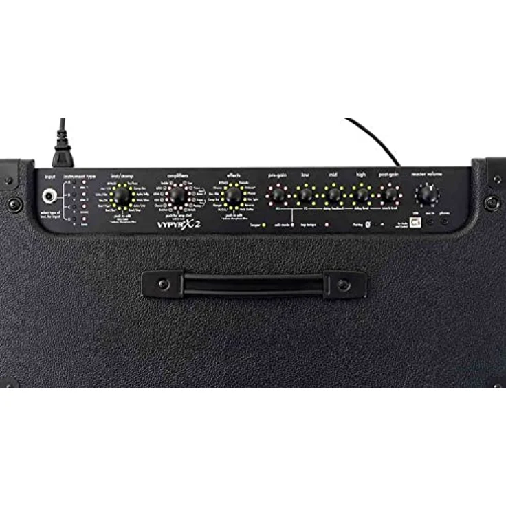 Peavey Vypyr X2, Modelling-Combo für E-Gitarre, Bass und Akustikgitarre, 60 Watt RMS, 12" Lautsprecher, 36 Amp-Modelle, 26 Effekte, Schwarz – Bild 8