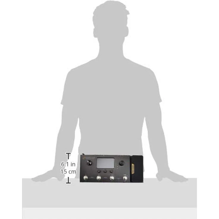 Hotone Ampero, Gitarren-Multieffekte Pedal mit 244 Effekten, 64 Amp Models, 4" Touchscreen und USB Audio Interface – Bild 6