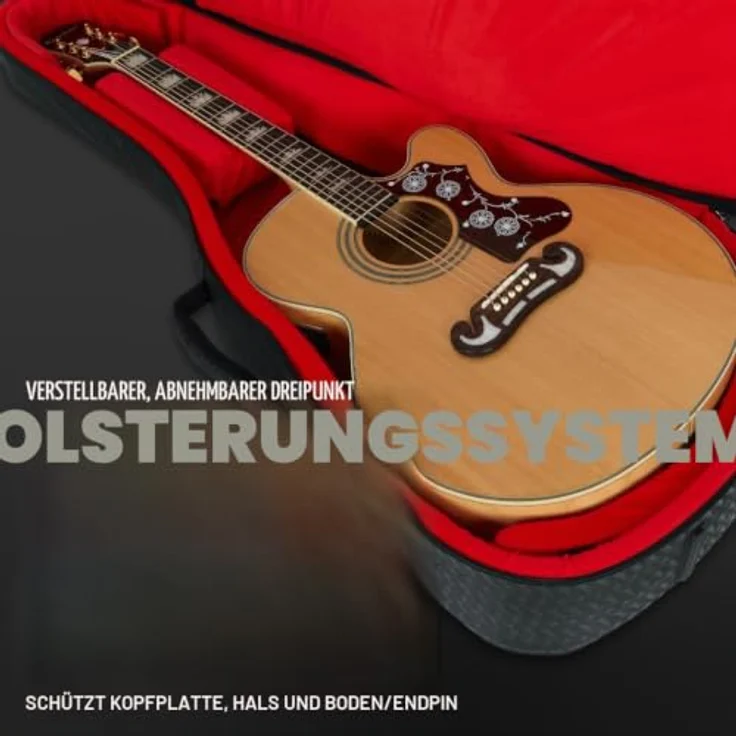 Gator Cases Transit Bassgitarren-Gigbag, Schwarz, witterungsbeständiges Mischgewebe, 20 mm Schaumstoffpolsterung, abnehmbarer Rucksackgurt, große Aufbewahrungstasche – Bild 4
