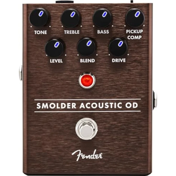 Fender Smolder Acoustic OD, Overdrive-Pedal für Akustikgitarre mit Pickup Kompensationssteuerung und True Bypass – Bild 1