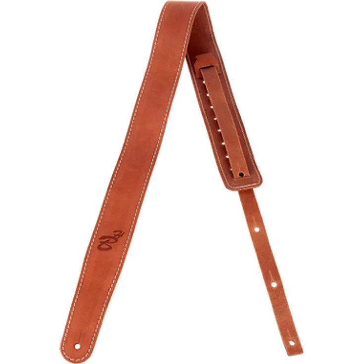 Harley Benton Custom Strap 6 Waxy Suede Brown, Gitarrengurt aus Premium Rindleder mit Wildleder Effekt, verstellbar von 100 - 147 cm, 6 cm breit, handgefertigt in Deutschland