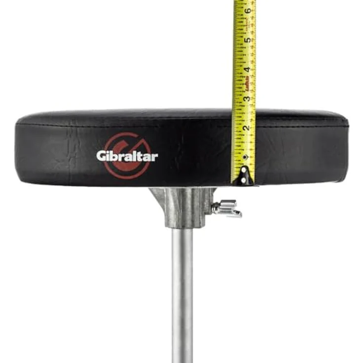 Gibraltar 5000 Series Schlagzeughocker, runder Sitz 33cm, höhenverstellbar 46-61cm, Vinyl Sitzfläche, Memory Lock, 'Super Foot' Gummifüße – Bild 5